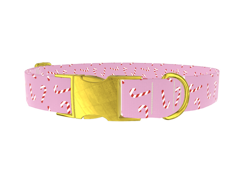 Candy Cane Dog Collar