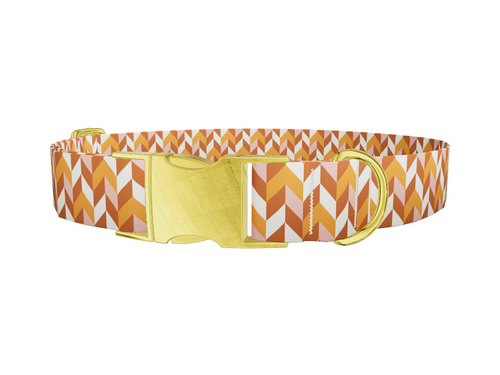 Chevron Geometric Dog Collar