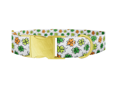 Shamrock Clover Dog Collar