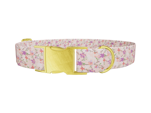 Pastel Cherry Blossom Dog Collar