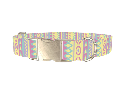 Tribal Diamond Stripe Dog Collar