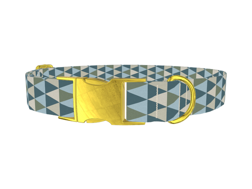 Geometric Rhomb Dog Collar