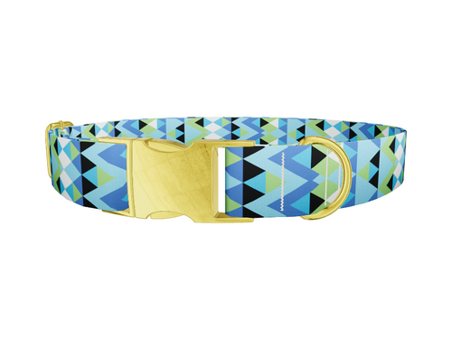 Geometric Triangle Dog Collar