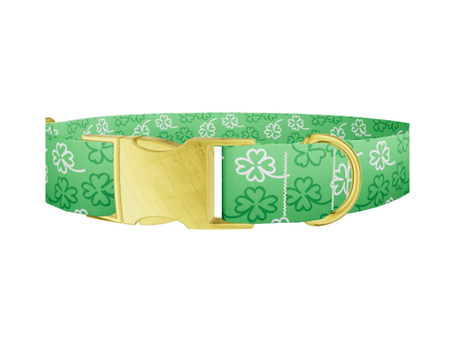 Clover Outline Dog Collar