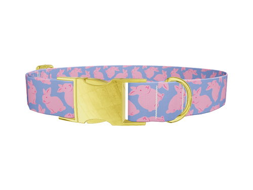 Pink Bunny Dog Collar