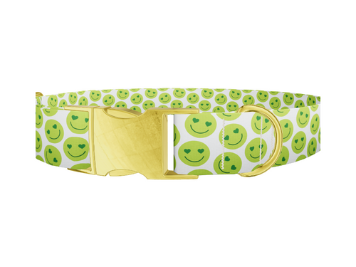 Smiley Face Dog Collar