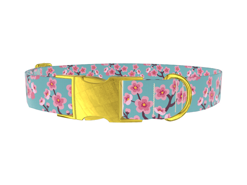 Cherry Blossom Dog Collar