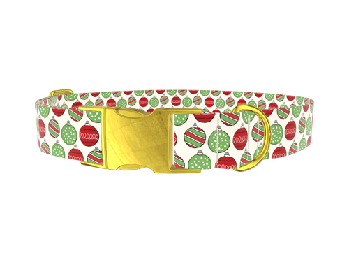 Christmas Ornament Dog Collar