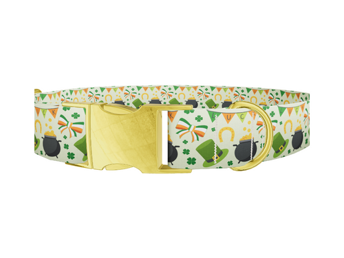 Irish Luck Dog Collar