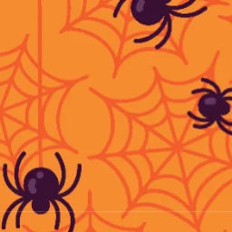 Halloween_SpidersOrange
