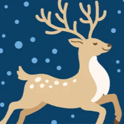 XMAS_ReindeersNavyBlue