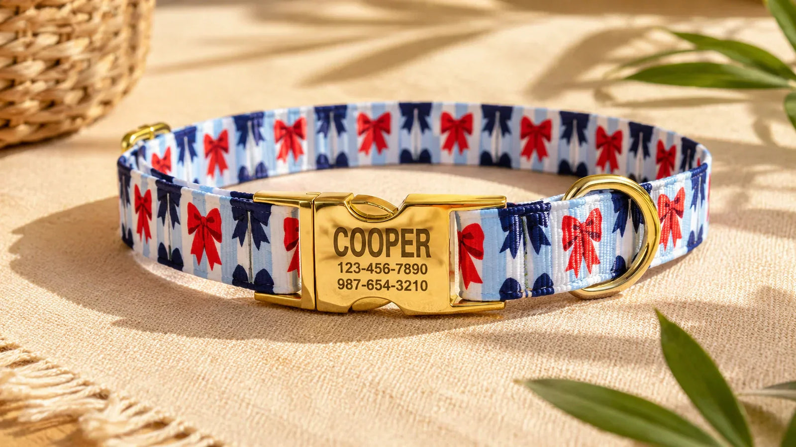 Build a truly custom dog collar: Patterns, Engraved Buckles & Webbing Text