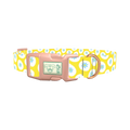 Easter Egg Floral Dog Collar - plastic rose gold