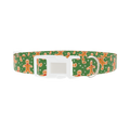 Gingerbread Cookie Dog Collar - plastic silver