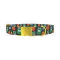 Basketball Jersey Dog Collar - metal gold