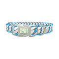 Silver Chain Link Dog Collar - plastic silver