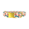 Rose Butterfly Dog Collar - metal gold