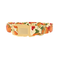 Autumn Pumpkin Dog Collar - plastic gold
