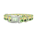 Irish Luck Dog Collar - plastic silver