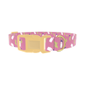 Cowboy Ghost Dog Collar - plastic gold