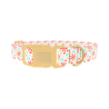 Colorful Bloom Dog Collar - plastic gold