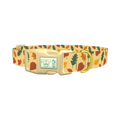 Colorful Autumn Leaf Dog Collar - plastic gold