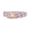Stars and Stripes Dog Collar - plastic rose gold
