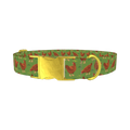 Chicken Farm Dog Collar - metal gold