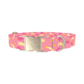Comet Cloud Dog Collar - metal silver