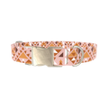 Tribal Triangle Dog Collar - metal gold