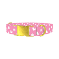 Snowflake Cat Dog Collar - metal gold