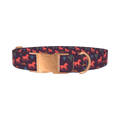 Western Desert Dog Collar - metal rose gold