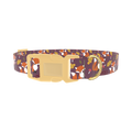Autumn Fox Dog Collar - plastic gold