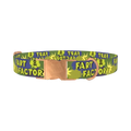 Comic Explosion Dog Collar - metal rose gold