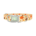 Thanksgiving Feast Dog Collar - plastic silver