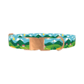 Landscape Hills Dog Collar - metal rose gold
