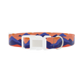 Abstract Mountain Dog Collar - plastic silver