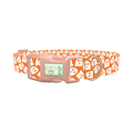 Orange Ghost Pattern Dog Collar - plastic rose gold