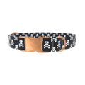 Pirate Dog Collar - metal rose gold