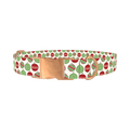 Christmas Ornament Dog Collar - metal rose gold