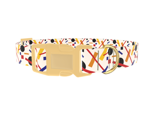 Geometric Abstract Dog Collar