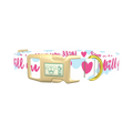 Romantic Heart Dog Collar - plastic gold