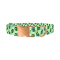 Pickle Jar Dog Collar - metal rose gold