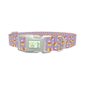 Halloween Candy Dog Collar - plastic silver