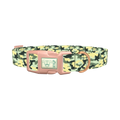 Light Green Camo Dog Collar - plastic rose gold