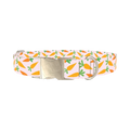 Carrot Garden Dog Collar - metal silver