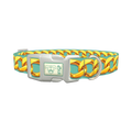 Gold Chain Pattern Dog Collar - plastic silver