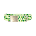 Four Leaf Clover Dog Collar - metal silver