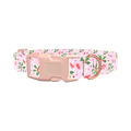 Christmas Berries Dog Collar - plastic silver