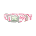 Love Speech Bubble Dog Collar - plastic silver